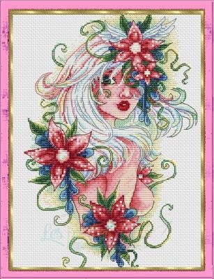 Magical Flowers - Les Petites Croix De Lucie (Stickvorlage)