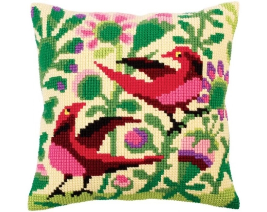 Birds of Paradise - Kreuzstichkissen Collection dArt