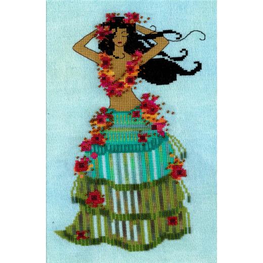 Mirabilia - Leilani the Hula Dancer - download PDF kostenlose Stickvorlage