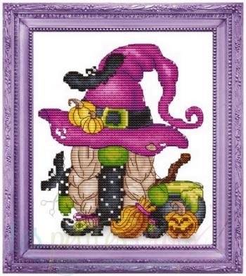 Stickvorlage Les Petites Croix De Lucie - Gnome Witch (Ausverkauf)