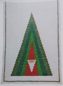 Fremme Stickpackung - Läufer Weihnachtsmann 21x100 cm