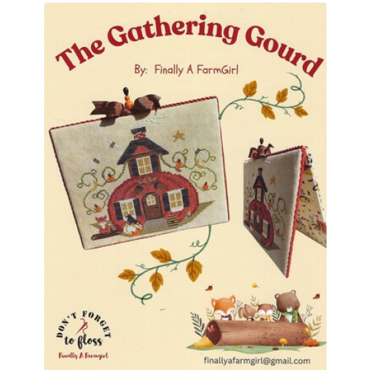 Finally A Farmgirl Designs - Gathering Gourd (Stickvorlage)