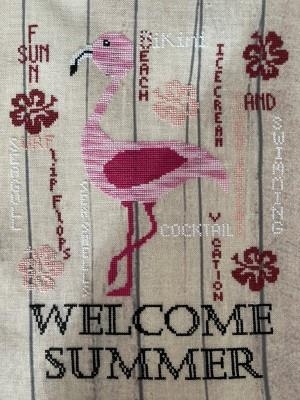 Stickvorlage Romys Creations - Welcome Summer