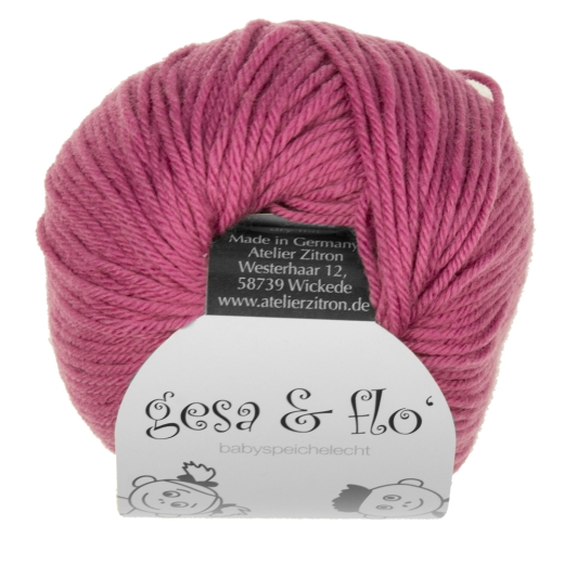 Gesa und Flo Babywolle Atelier Zitron - 25 dunkelrosa
