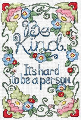 Stickvorlage Imaginating - Be Kind Floral