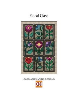 Stickvorlage CM Designs - Floral Glass