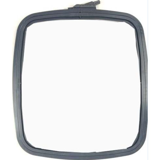 Nurge rechteckiger Kunststoffstickrahmen - 9,5x11 cm - Anthracite