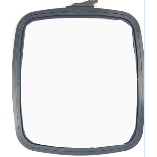 Nurge rechteckiger Kunststoffstickrahmen - 14,5x16,5 cm - Anthracite