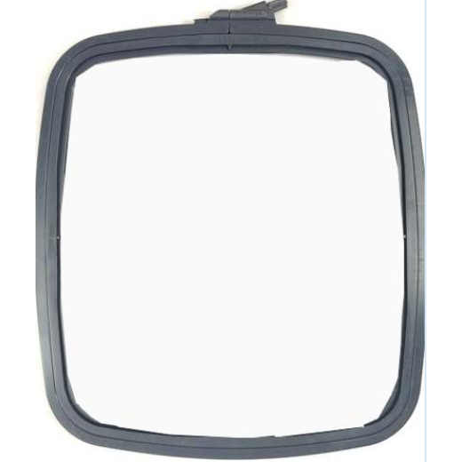 Nurge rechteckiger Kunststoffstickrahmen - 19,5x22 cm - Anthracite