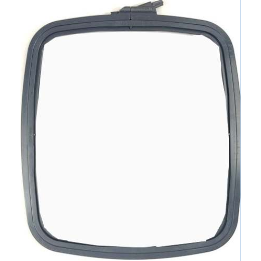 Nurge rechteckiger Kunststoffstickrahmen - 25x28 cm - Anthracite