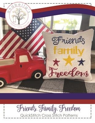 Friends, Family, Freedom - Anabellas (Stickvorlage)