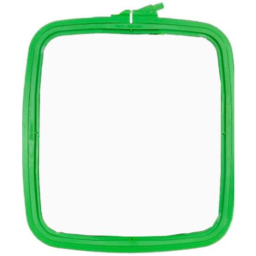 Nurge rechteckiger Kunststoffstickrahmen - 9,5x11 cm - Green