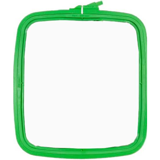 Nurge rechteckiger Kunststoffstickrahmen - 14,5x16,5 cm - Green