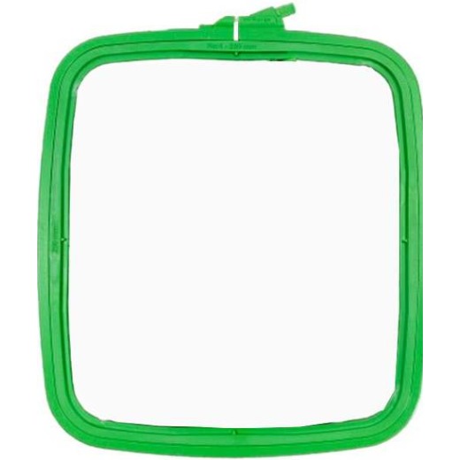 Nurge rechteckiger Kunststoffstickrahmen - 19,5x22 cm - Green