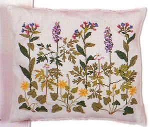 Haandarbejdets Fremme - Kissen Wildblumen