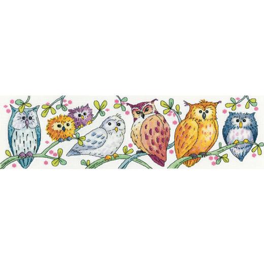 Heritage Crafts Stickpackung - Owls on Parade