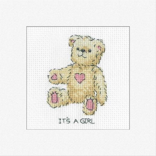 Heritage Crafts - Its a Girl (Stickpackung)