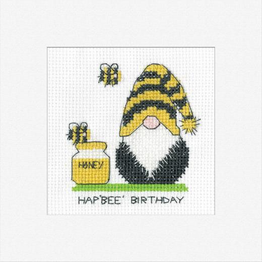 Heritage Crafts - Birthday Bee Card (Stickpackung)