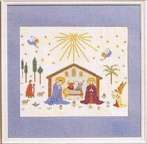 Fremme Stickpackung - Weihnachtskrippe