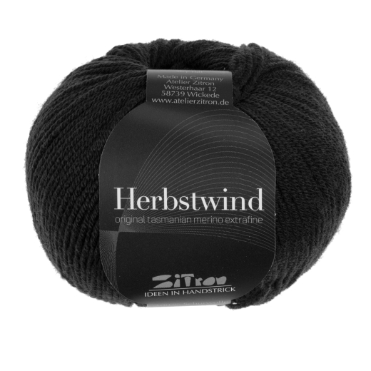 Atelier Zitron Herbstwind - Farbe 05 schwarz