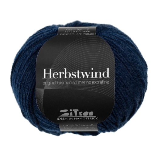 Atelier Zitron Herbstwind - Farbe 07 marineblau