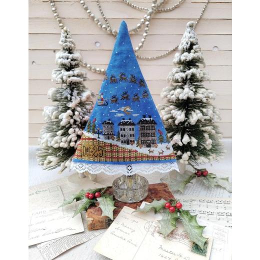 Santas Night Tree - Hello From Liz Mathews (Stickvorlage)