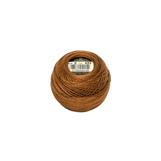 DMC Perlgarn Stärke 5 - 45 m – 433 braun mittel (Ausverkauf)