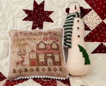 Stickvorlage Pansy Patch Quilts & Stitchery - Gingerbread House