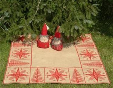 Fremme Stickpackung - Weihnachtsbaumdecke Sterne 143x143 cm