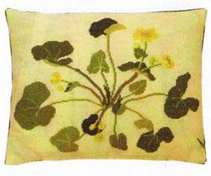 Haandarbejdets Fremme - Kissen Sumpfdotterblume