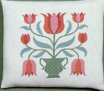 Haandarbejdets Fremme - Kissen Tulpen