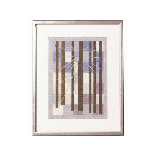 Haandarbejdets Fremme - Wald im Winter (Stickpackung)