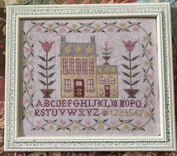 Stickvorlage Pansy Patch Quilts & Stitchery - Tulip House Sampler