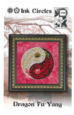 Stickvorlage Ink Circles - Dragon Fu Yang