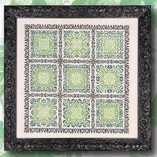 Jolly Green - Ink Circles (Stickvorlage)