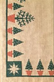 Haandarbejdets Fremme - Weihnachtsbaumdecke Tannenbäume