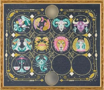 Stickvorlage Tiny Modernist Inc - Zodiac Signs Teil 10