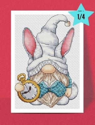 White Hare - Les Petites Croix De Lucie (Stickvorlage)