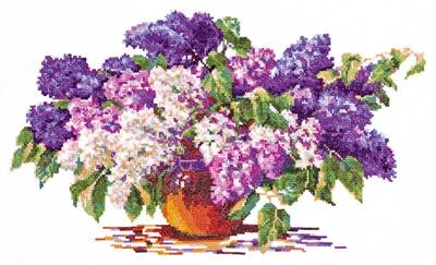 Magic Needle Stickpackung - Lilac Bouquet