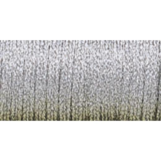 Kreinik Very Fine #4 Braid 001C - Silver Cord