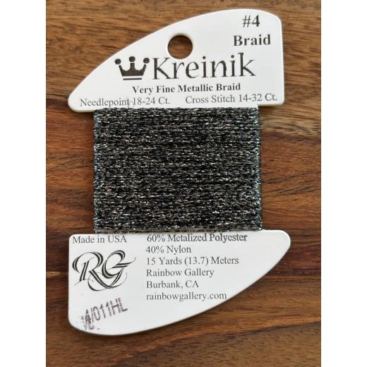 Kreinik #4 011HL - Gun Metal