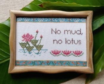 Stickvorlage Mojo Stitches - No Mud, No Lotus