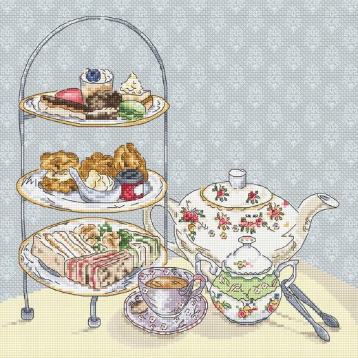 Leti Stitch - Afternoon tea (Stickvorlage)