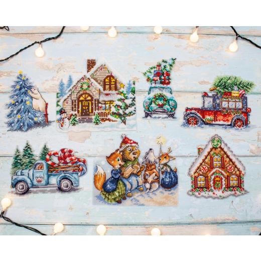 Leti Stitch - Christmas Toys Kit Nr. 3 - 7er-Pack