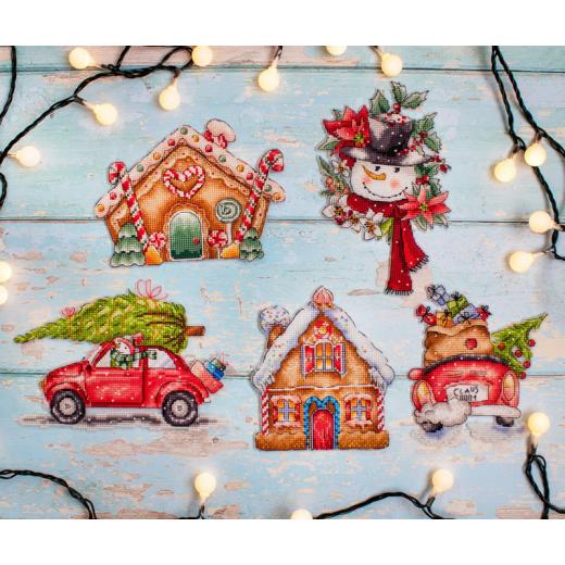 Leti Stitch - Christmas Toys Kit Nr. 4 - 5er-Pack
