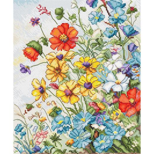 Leti Stitch Stickpackung - Wildflowers