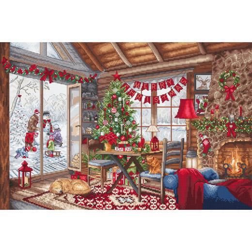 Leti Stitch - Christmas Cabin