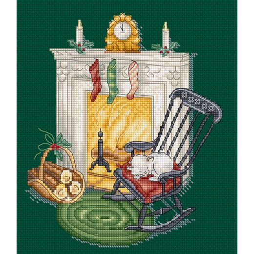 Leti Stitch - Resting by the Chimney