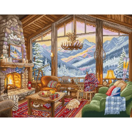 Leti Stitch - Winter Lodge (Stickpackung)
