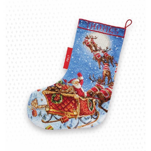 Leti Stitch Stickpackung - The Reindeers on its Way!